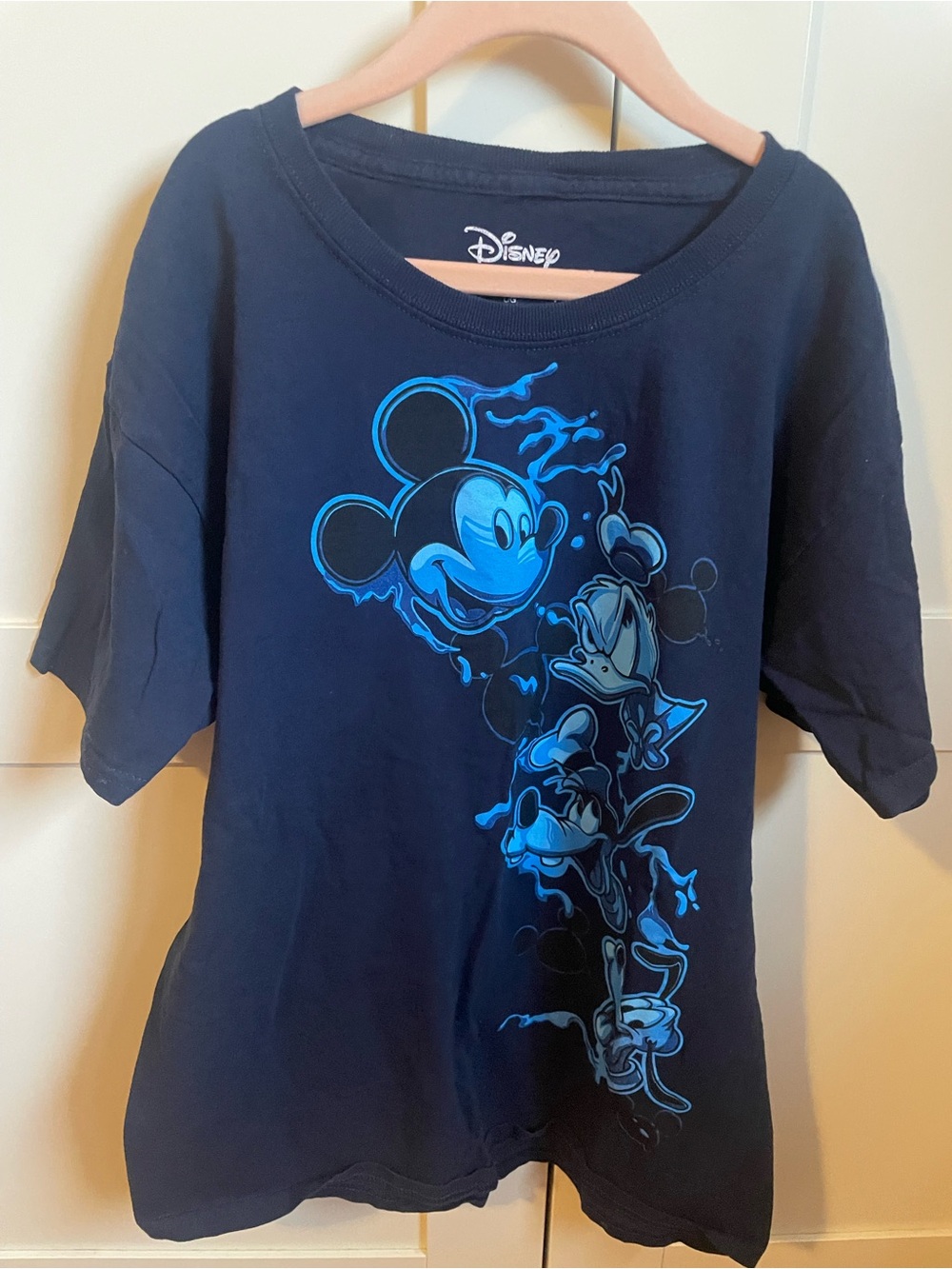 Large blue Disney shirt